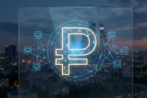 Kho bạc Nga sẽ chấp nhận thanh toán bằng đồng ruble kỹ thuật số từ ngày 1-1-2026. Ảnh: IntelliNews 