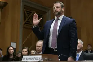 Tân Bộ trưởng Bộ An ninh nội địa (DHS) Markwayne Mullin. Ảnh: BBC