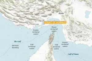 Vị trí đắc địa của Eo biển Hormuz. Ảnh: Getty Images