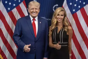 Tổng thống Donald Trump và bà Katie Zacharia. Ảnh: Katie Zacharia/X