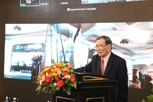 Ông Joe Trung Trinh, Giám đốc điều hành Hội đồng kinh doanh Hoa Kỳ - Việt Nam, phát biểu tại hội thảo