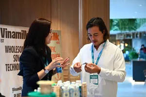 Các công nghệ mới được Vinamilk ứng dụng thu hút sự quan tâm của nhiều đơn vị, đối tác, nhà cung cấp đến từ châu Âu, Hy Lạp… Ảnh: AN MINH