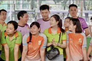 Nhiều cán bộ công nhân viên SATRA tham gia hội thao