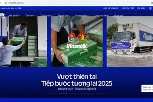 Chương trình “Vượt thiên tai – Tiếp bước tương lai 2025” triển khai trực tiếp trên website Vinamilk, với các thông tin cập nhật và minh bạch; được mọi người tiếp cận dễ dàng, ủng hộ nhanh chóng. Ảnh: VI NAM