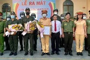 Lễ ra mắt Đội cơ động xử lý sự cố giao thông TP Thủ Dầu Một