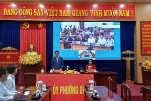 Bình Dương: Hàng trăm cán bộ, công chức tham dự hội nghị trực tuyến vận hành thử nghiệm các nền tảng số