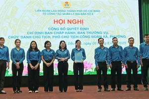 Kiện toàn tổ chức nhân sự công đoàn các xã, phường