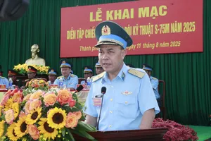 Diễn tập chiến thuật phân đội Kỹ thuật tên lửa phòng không S-75M năm 2025