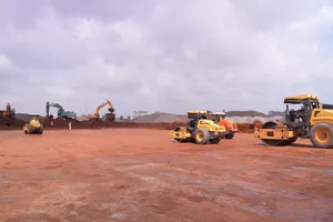 Tất bật thi công dự án sân bay Long Thành