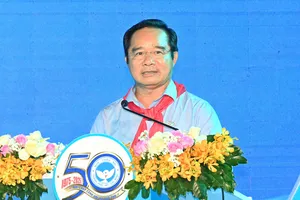 Chủ tịch UBND TPHCM Nguyễn Văn Được phát biểu