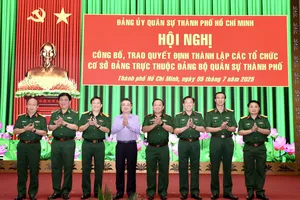 Kiện toàn các tổ chức cơ sở Đảng trực thuộc Đảng bộ Quân sự TPHCM