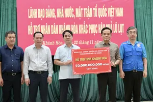 TPHCM hỗ trợ có trọng điểm để tỉnh Khánh Hòa khắc phục thiệt hại mưa lũ