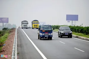 Một đoạn đường cao tốc Bắc - Nam đã được đưa vào khai thác