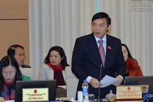 Chủ nhiệm Uỷ ban Pháp luật Nguyễn Khắc Định 