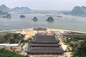 Toàn cảnh Khu du lịch tâm linh Tam Chúc (Hà Nam)