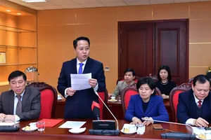 Tân  Phó Trưởng ban Dân nguyện Hoàng Anh Công phát biểu nhận nhiệm vụ 