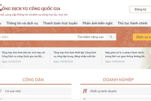 Cổng dịch vụ công Quốc gia