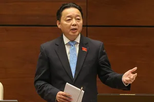 Bộ trưởng Bộ Tài nguyên và Môi trường Trần Hồng Hà 