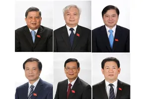 Các nhân sự vừa được Quốc hội miễn nhiệm. Ảnh: QUANG PHÚC