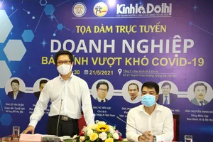 Chủ tịch Phòng Thương mại và Công nghiệp Việt Nam (VCCI) Vũ Tiến Lộc  phát biểu tại tọa đàm 