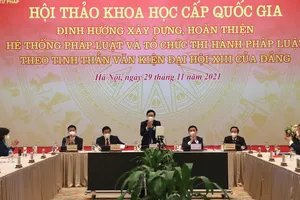 Phó Thủ tướng Thường trực Chính phủ Phạm Bình Minh chủ trì hội thảo