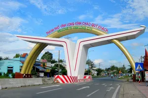 TP Vĩnh Long đang thực hiện dự án Phát triển đô thị và tăng cường khả năng thích ứng với biến đổi khí hậu  ​