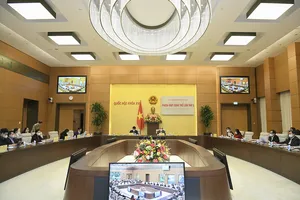 Toàn cảnh phiên họp của Ủy ban Pháp luật