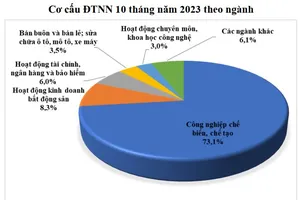 Vốn FDI đăng ký mới tăng mạnh, cả về số dự án và số vốn