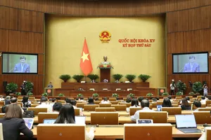 Một phiên họp tại kỳ họp thứ 6, Quốc hội khóa XV