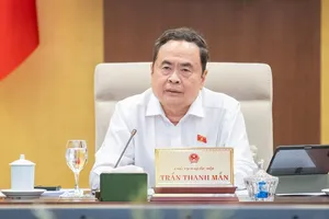 Chủ tịch Quốc hội Trần Thanh Mẫn phát biểu tại phiên họp