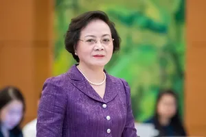 Bộ trưởng Bộ Nội vụ Phạm Thị Thanh Trà báo cáo tại phiên họp