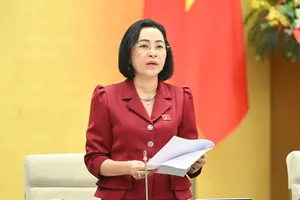 Phó Chủ tịch Quốc hội Nguyễn Thị Thanh điều hành phiên thảo luận