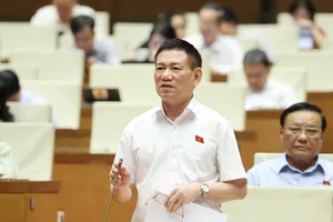 Phó Thủ tướng Chính phủ Hồ Đức Phớc phát biểu tại nghị trường, chiều 19-6. Ảnh: QUANG PHÚC