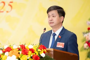 Tổng thư ký Quốc hội, Chủ nhiệm Văn phòng Quốc hội Lê Quang Tùng phát biểu bế mạc đại hội. Ảnh: VIẾT CHUNG