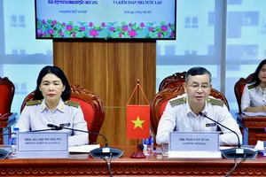 Lãnh đạo KTNN Việt Nam dự buổi tiếp