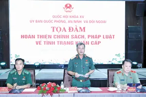Phó Chủ nhiệm Ủy ban Quốc phòng, An ninh và Đối ngoại Nguyễn Hải Hưng phát biểu