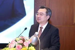 Đồng chí Nguyễn Thanh Nghị, Trưởng Ban Chính sách, chiến lược Trung ương phát biểu khai mạc hội thảo. Ảnh: QUANG PHÚC 