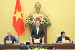 Chủ tịch Quốc hội Trần Thanh Mẫn chủ trì cuộc họp