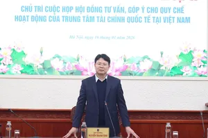 Thứ trưởng Bộ Tư pháp Nguyễn Thanh Tịnh chủ trì cuộc họp