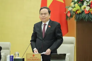 Chủ tịch Quốc hội Trần Thanh Mẫn chủ trì phiên họp. Ảnh: VIẾT CHUNG