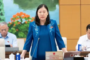 Phó Chủ nhiệm Thường trực Ủy ban Dân nguyện và Giám sát của Quốc hội Lê Thị Nga
