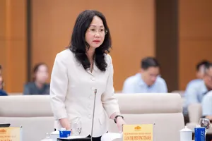 Bộ trưởng Bộ VH-TT-DL Lâm Thị Phương Thanh. Ảnh: CẨM HÀ 