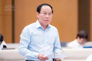 Phó Thủ tướng Chính phủ Lê Tiến Châu phát biểu tại phiên họp. Ảnh: CỔNG THÔNG TIN ĐIỆN TỬ QUỐC HỘI