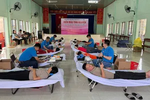 Xã An Long tiếp nhận hơn 160 đơn vị máu hiến tặng