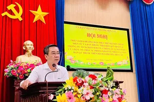 Phường Bến Cát triển khai hướng dẫn kê đơn thuốc điện tử và bán thuốc theo đơn