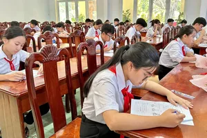 Xã Phú Giáo tổ chức vui học tiếng Anh cho học sinh