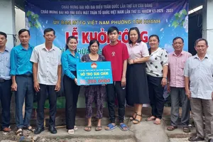 Phường Tân Khánh khởi công sửa chữa 2 căn nhà Đại đoàn kết