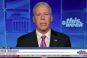 Bộ trưởng Năng lượng Mỹ Chris Wright trả lời phỏng vấn trực tiếp với kênh ABC News. Ảnh: ABC NEWS