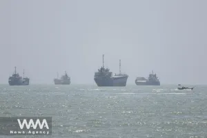Tàu, thuyền tại eo biển Hormuz. Ảnh: WANA