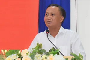 Ông Hà Hải phát biểu tại hội nghị